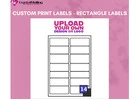 Custom Print Labels – Rectangle Labels (99.1 × 38.1 mm Matt)
