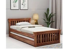 Durable Wooden Single Bed – Ideal Choice for Compact and Cozy Spaces