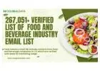 Serve Up Success: Food and Beverage Industry Email List Unveiled