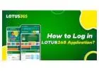 Log in to Lotus365 Android How to Log in 