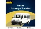 luxury tempo traveller for outstation