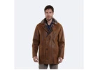 Luxe sheepskin warmth and style in a shearling coat mens