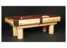 Ponderosa pine billiard table