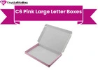 C6 Pink Large Letter Box – Single-Wall Cardboard Postal Box
