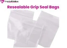 7.5″ Resealable Grip Seal Bags – Strong, Clear Seal Bags for Everyday Use