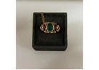 Emerald, Ruby, and Diamond Ring Colour Meets Luxury