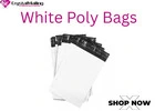 12 × 16 inch White Poly Bags – Heavy-Duty White Poly Mailers