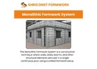 Advanced Monolithic Formwork Solutions by Shriconst Aluform for Modern Builds