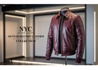 Shop Men's Burgundy Leather Jackets at NYC Leather Jackets