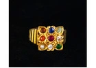 Elegant Navratna Ring for Men Symbol of Cosmic Harmony