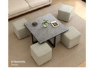 Storage Coffee Table, Coffee Table for Living Room - Clutter-Free Living