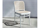 Elegant Hoffmann Chair – White Cane Seat & Backrest