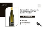 Blanc de Noir Schaumwein: Prickelnder Genuss aus dunklen Trauben