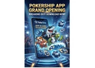 PokerShip app's grand opening! Play poker and win real prizes.
