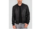 Buy Jero Black Bomber Leather Jackets NYC Leather Jackets Exclusive
