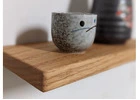 Slim Floating Thin Shelves Space-Smart Oak