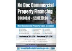 NO DOC COMMERCIAL & MULTIFAMILY Property Financing To$2,000,000.00!